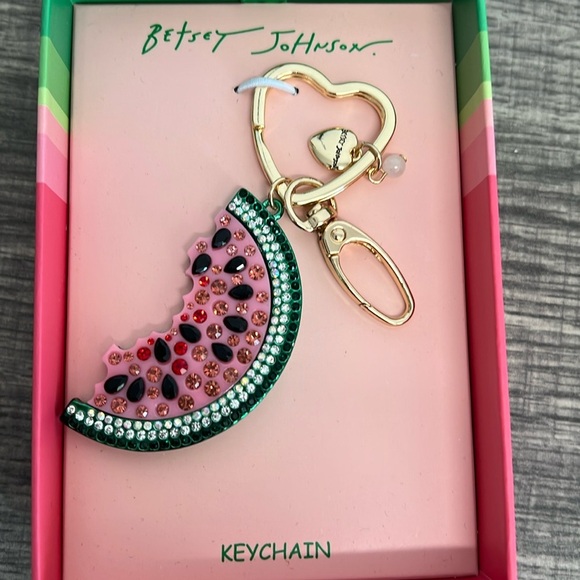 Betsey Johnson | Watermelon Bag Charm - Picture 3 of 6
